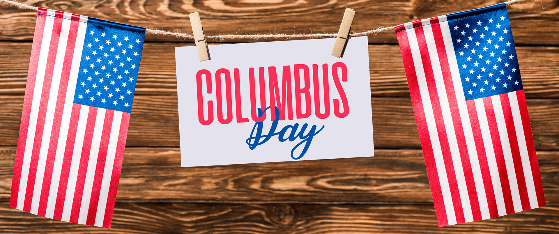 Columbus Day banner